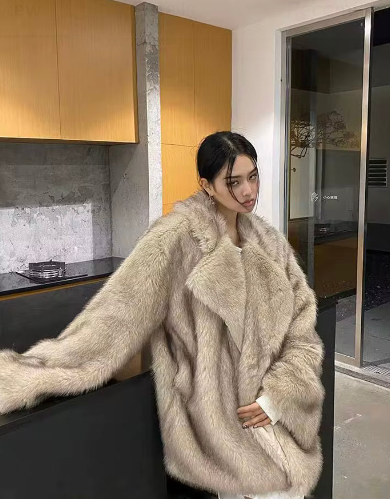 Faux Fur Winter Coat