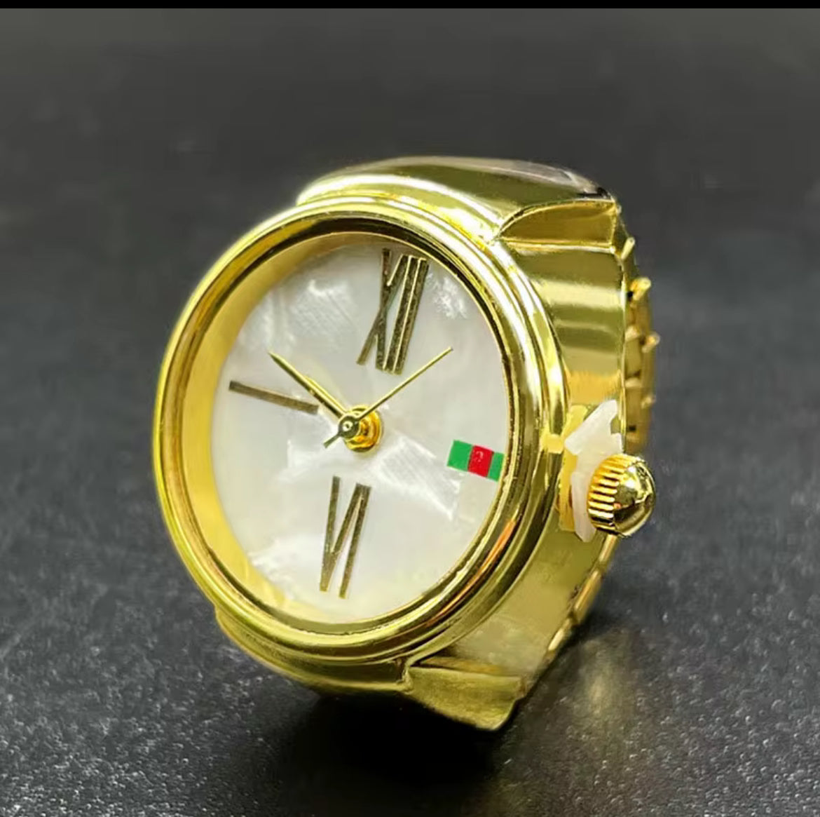 NJC Gold Ring Watch