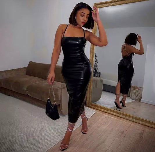 Pu Leather skirt