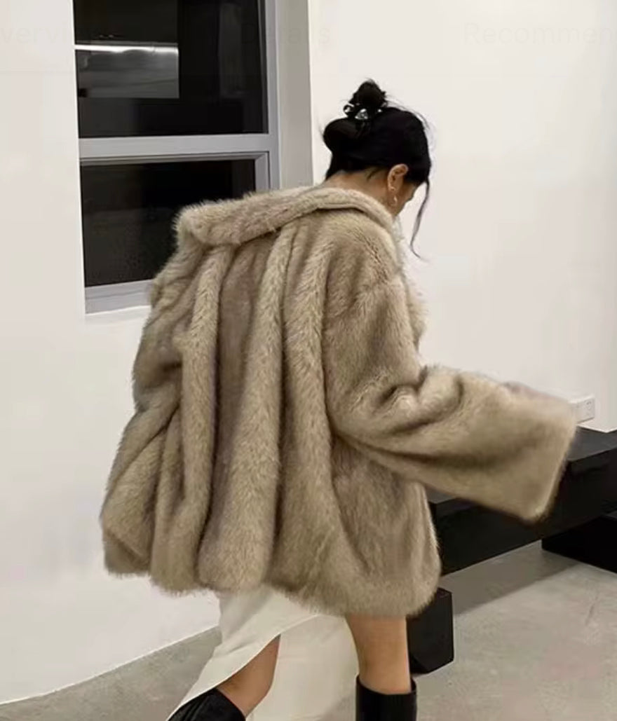 Faux Fur Winter Coat
