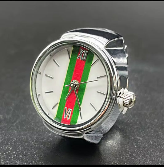 NJC Silver Ring Watch
