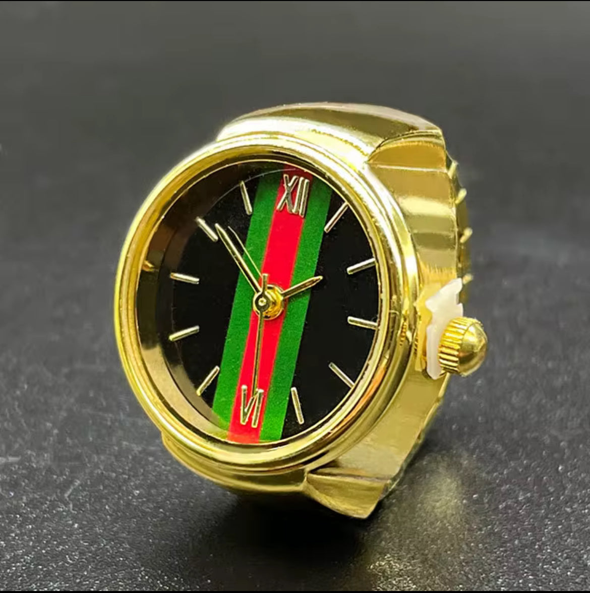 NJC Gold Ring Watch