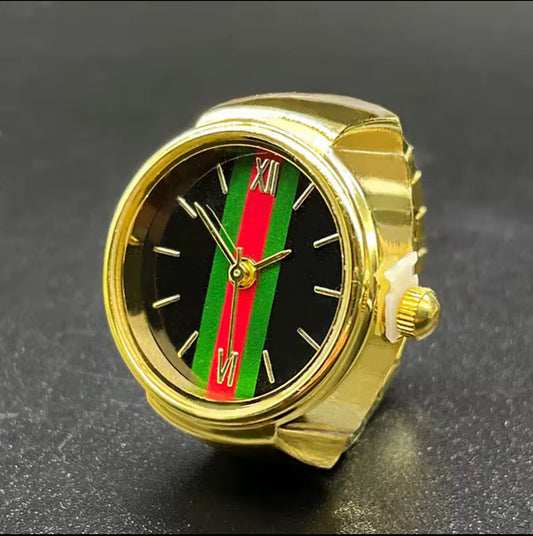 NJC Gold Ring Watch