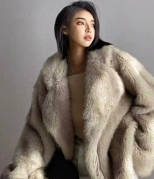 Faux Fur Winter Coat